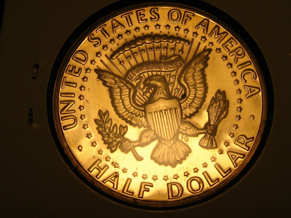 1971-S PROOF Kennedy Head Half Dollar
