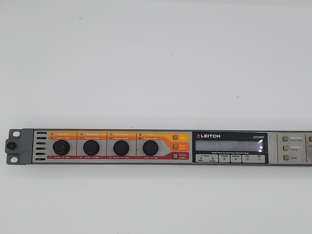 Leitch DFS 3005 CONTROL controller PANEL DISPLAY for multiformat synchronizer AV
