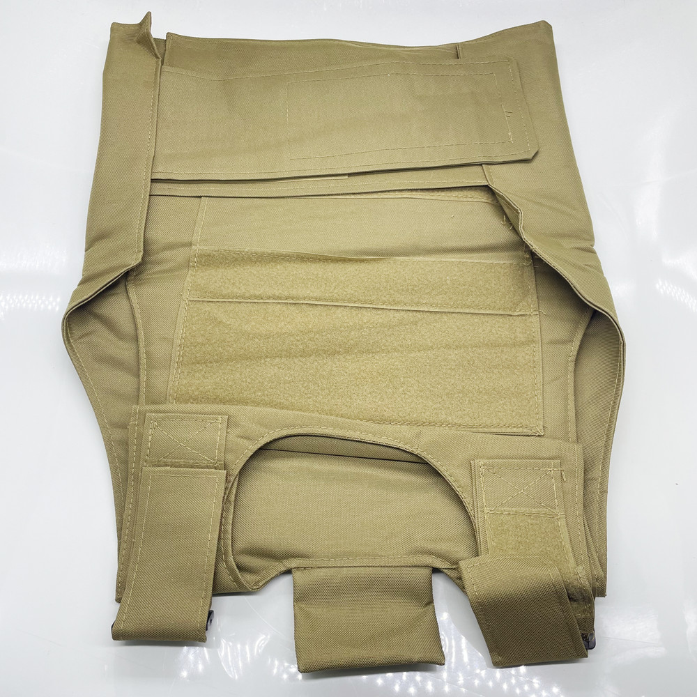 Body Bulletproof Vest Front Back Plates Armor Tactical Jacket Guard Security Kit