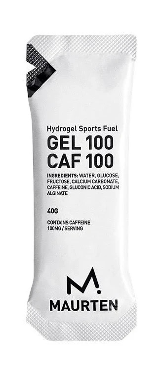 Maurten GEL 100 CAF 100 Caffeine Energy Gel 12 Pack Running Cycling Endurance