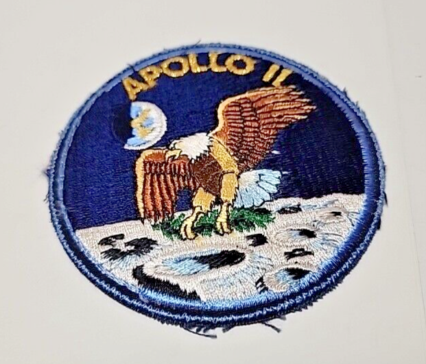 Apollo 11 Cloth Patch The Eagle Has Landed 4" JRR13
