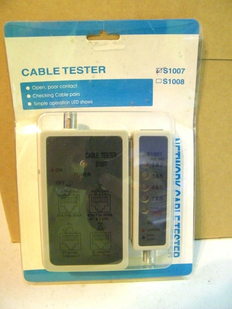 New Network Cable Tester S1007