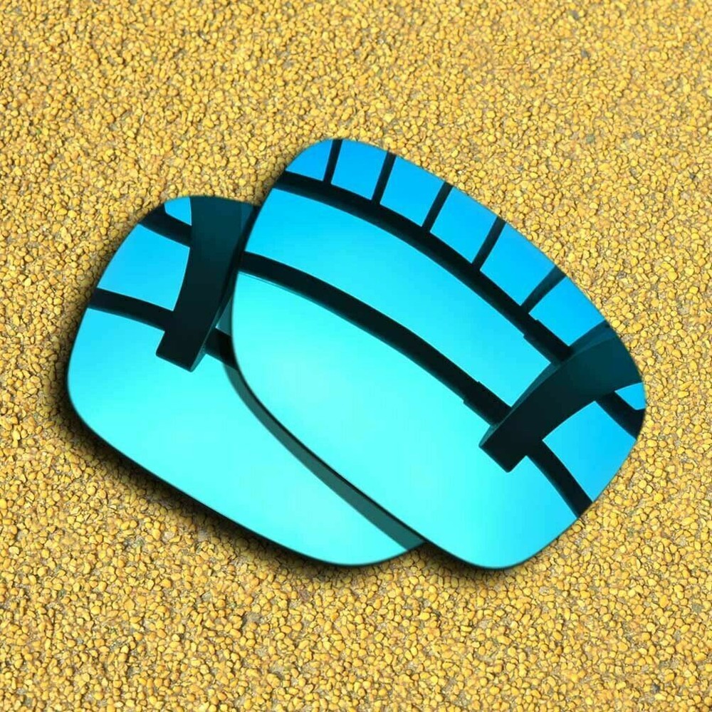 4 Pairs Lenses Replacement for-Oakley Latch Beta Polarized-Black&Silver&Blue&Red