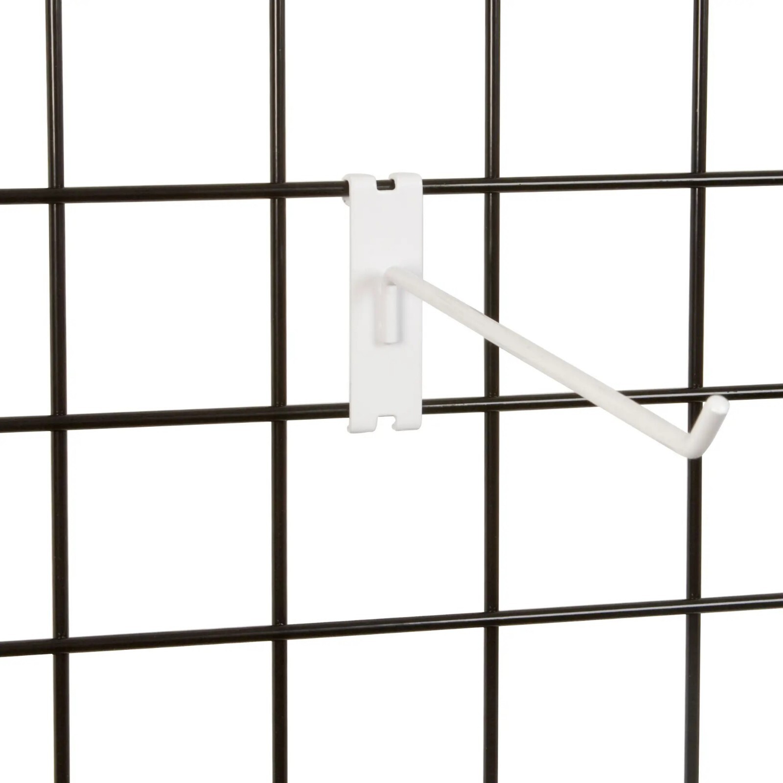 12" Gridwall Hooks White Hooks For Grid Panel Displays