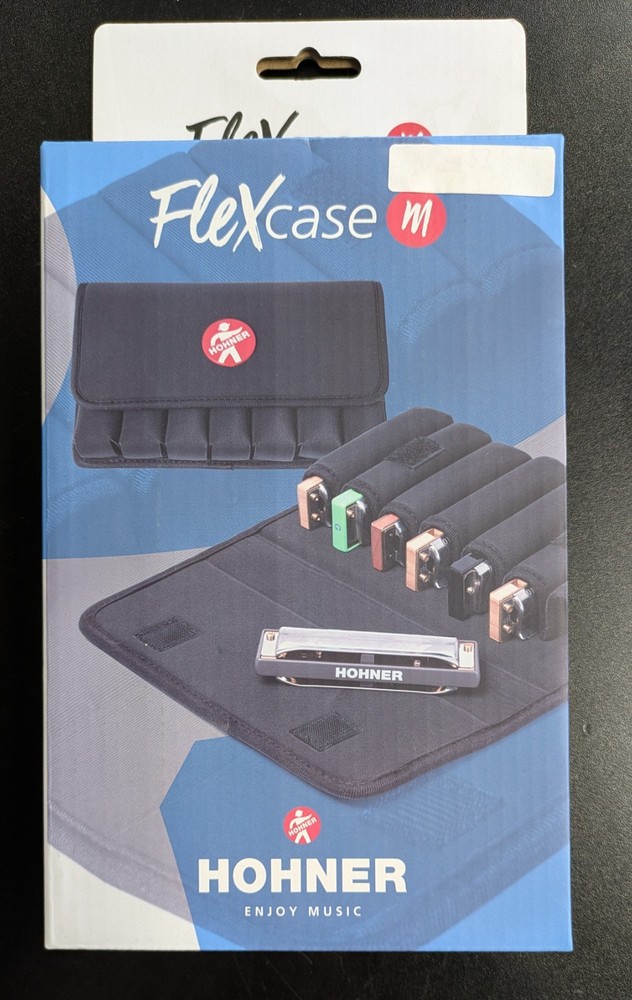 Harmonica Carrying Case - Holds 7 Harmonicas - Hohner MZ20191 Flex Case