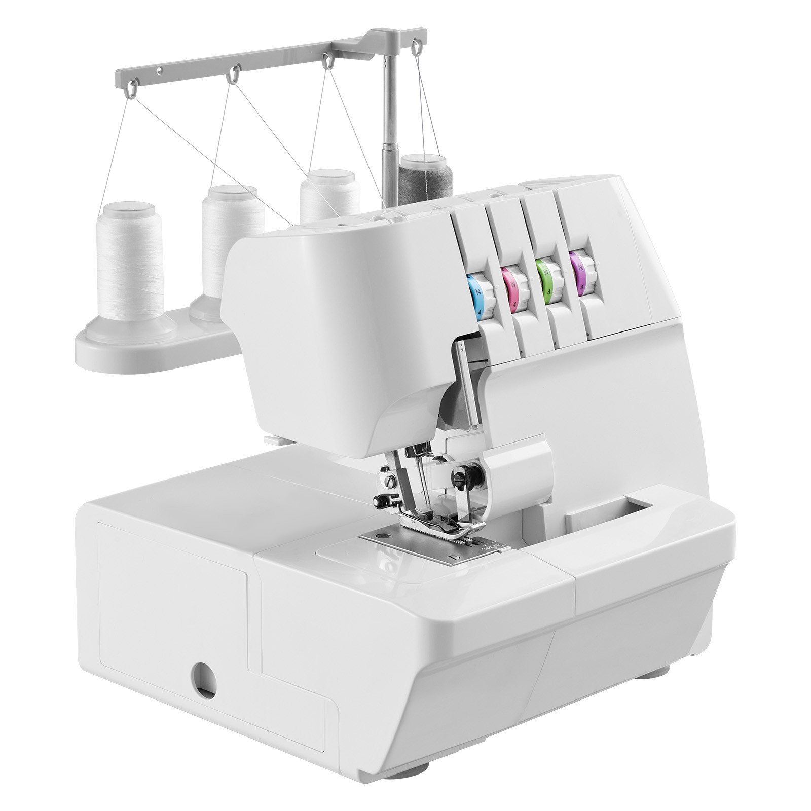 Uimoso Serger Overlock Sewing Machine with 2-3-4 Thread Options, 1250 SPM