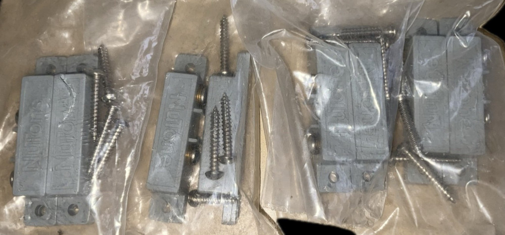 4 Sets NuTone Entry Detector magnetic Switch Door Window Security System w/screw