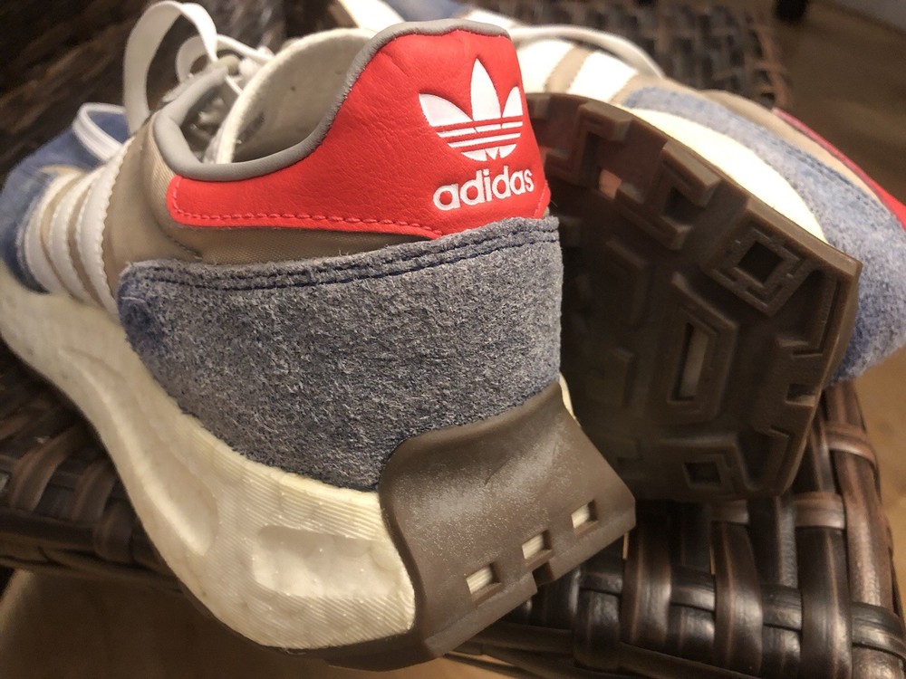 Size 10 - Adidas Boost Retropy E5 Red Navy