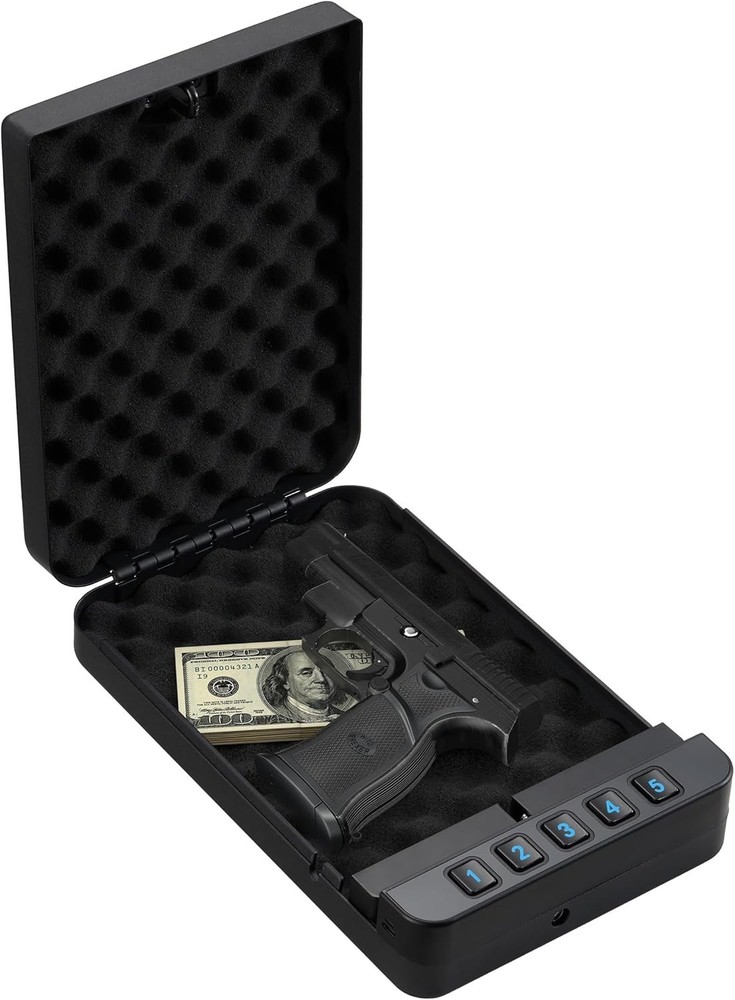 RPNB Portable Digital Pistol Safe Quick Access Gun Safe