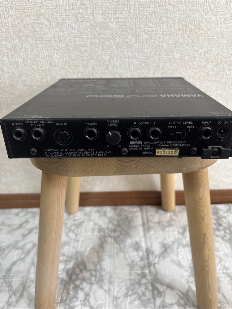 YAMAHA FX500 SIMUL-EFFECT PROCESSOR Guitar Effect TESTED JAPAN