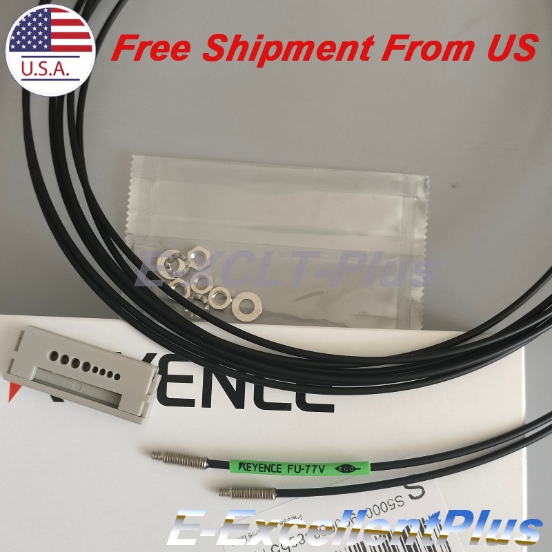For Keyence FU-77V Transmissive Fiber Optic Sensor Amplifier Switch Digital Unit