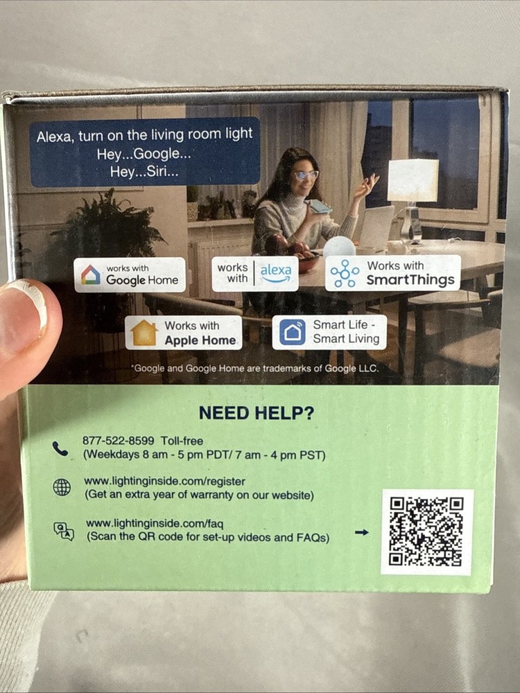 Lightning inside Matter Smart Lightbulbs 3 Boxes With 2 Lightbulbs Inside T2