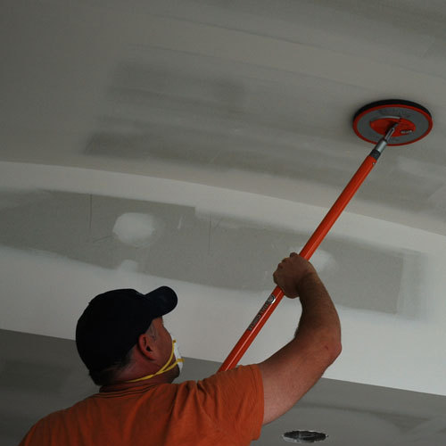Radius360 Full Circle Drywall Sanding Tool - 9" Round Head w/Hook & Loop Backer