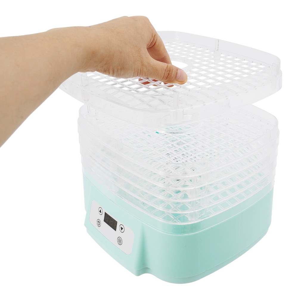 6-Tier Food Dehydrator Machine with Adjustable Temperature and Timer