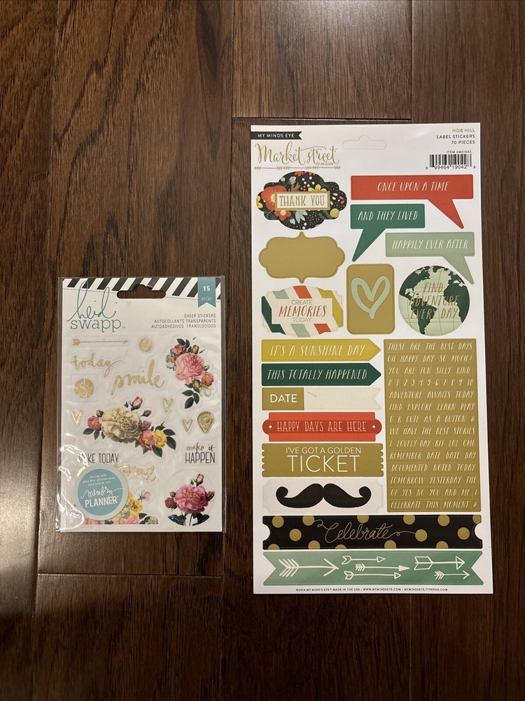 Assorted Scrapbooking Stickers/Cardstock Embellishments