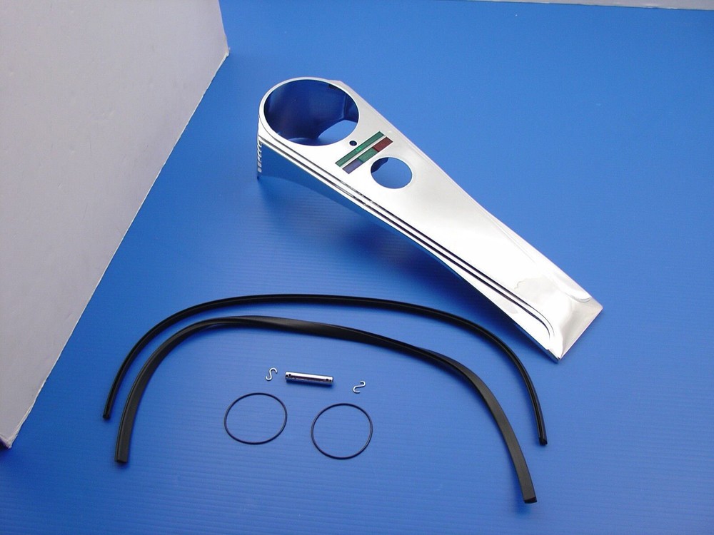 Chrome Long Rider Style Dash Panel For Harley Softail Fatboy Dyna Electra Glide