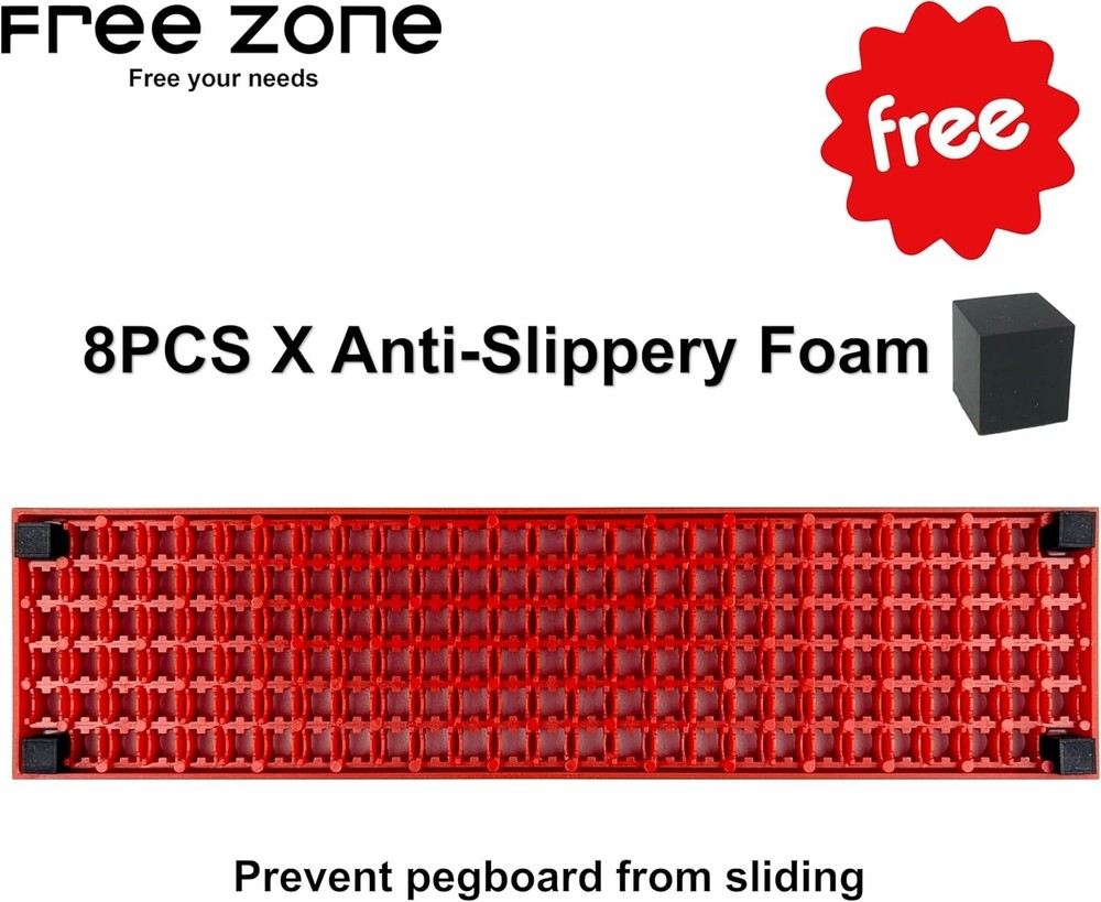 Red Bit Organizer Set for 158 Hex Bits and Drive Bit Adapters Storage