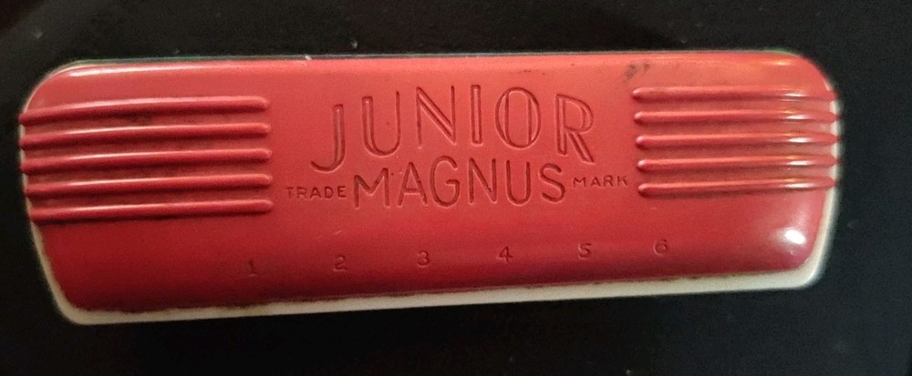 Vintage Plastic Toy Magnus Junior Harmonica