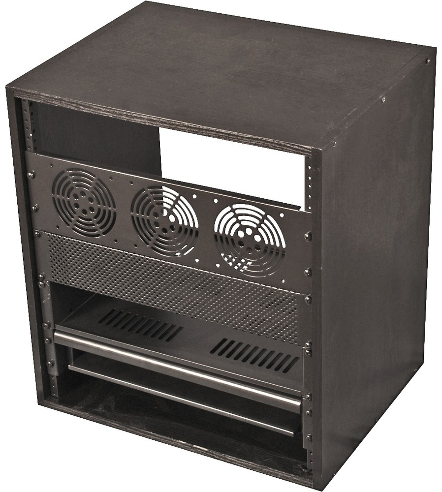 Gator Studio Rack Black 12-Space