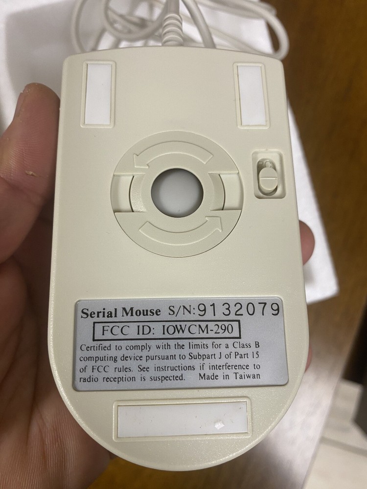 Goldstar Mouse Systems Serial Computer Mouse GMS-2002S From 1991