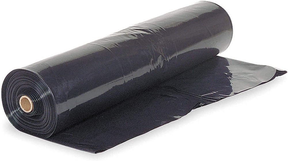 Poly Cover - 6 Mil Black Plastic Sheeting