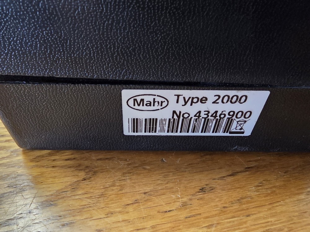 Mahr Inductive Dial Comparator Extramess 2000 Broken Charger READ