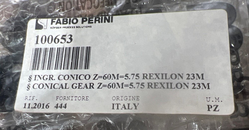 FABIO PERINI 100653 Gear Nos Surplus