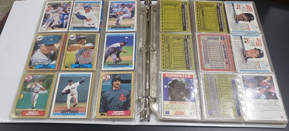 Baseball card binder album
