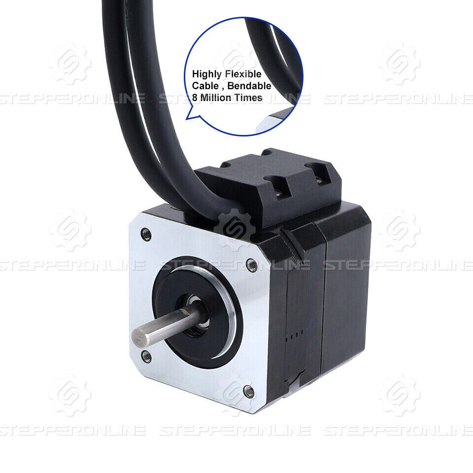 STEPPERONLINE Nema 17 Closed Loop Stepper Motor 14Ncm Φ5mm 1A w/Encoder