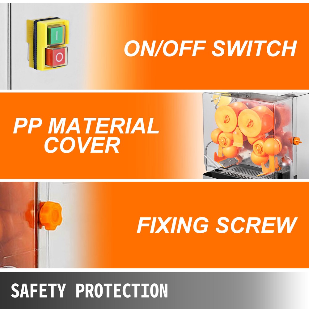 Commercial Automatic Orange Squeezer Grapefruit Juicer Extractor Juice Machine