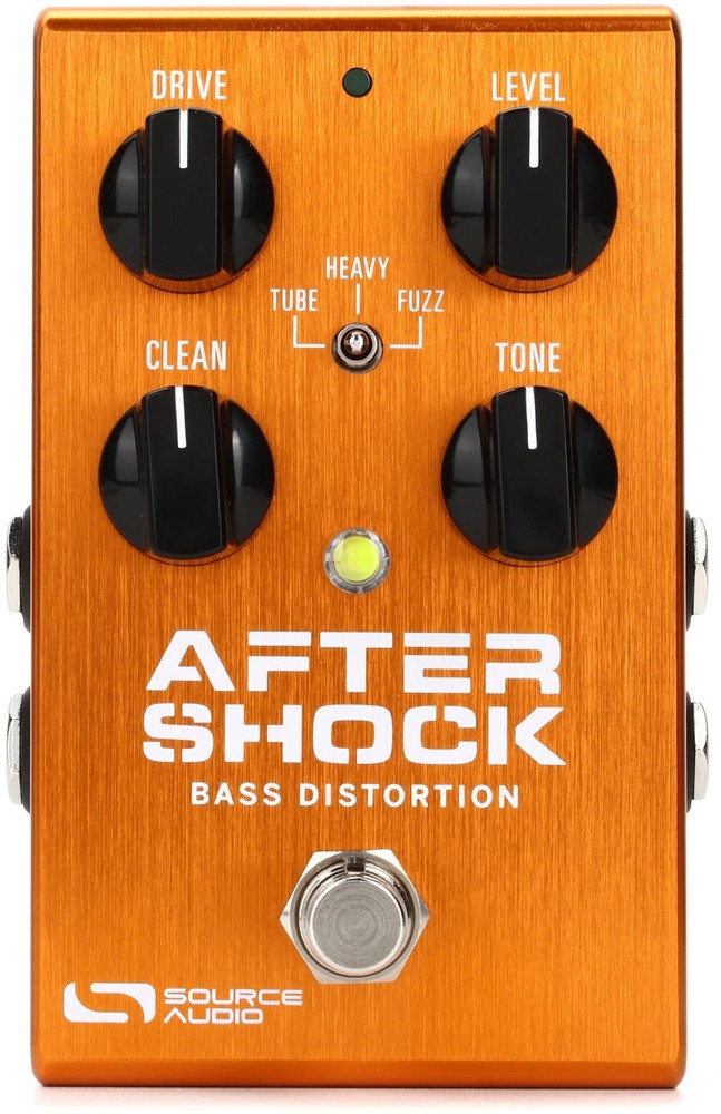 Source Audio AfterShock Bass Distortion Pedal (5-pack) Bundle