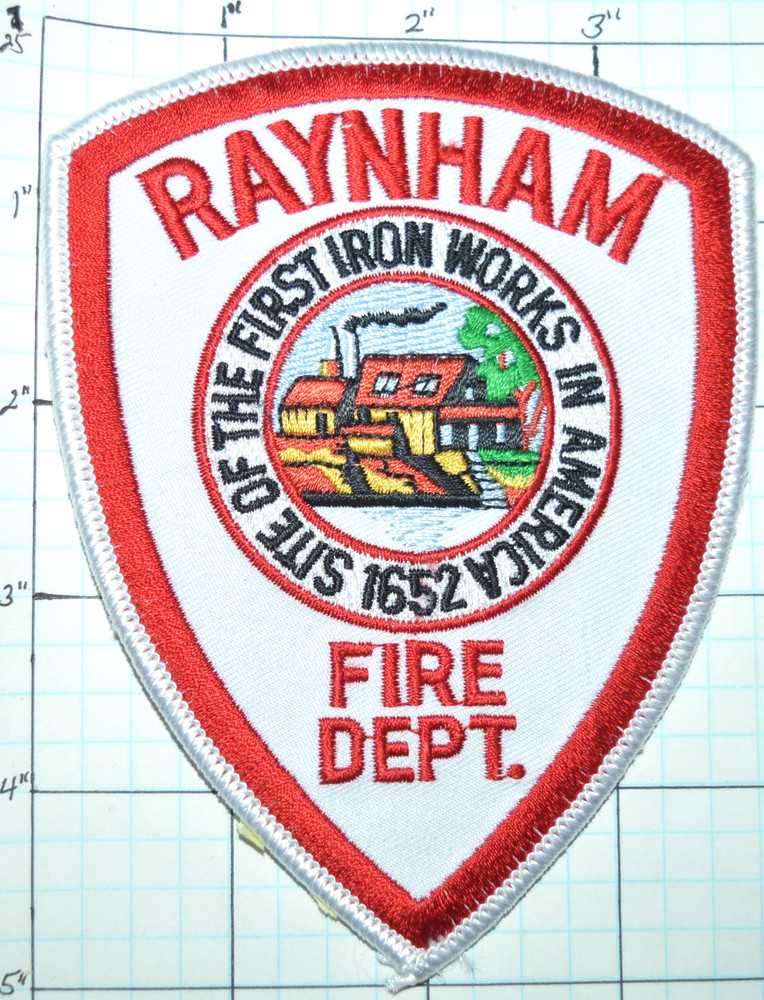 MASSACHUSETTS, RAYNHAM FIRE DEPT PATCH