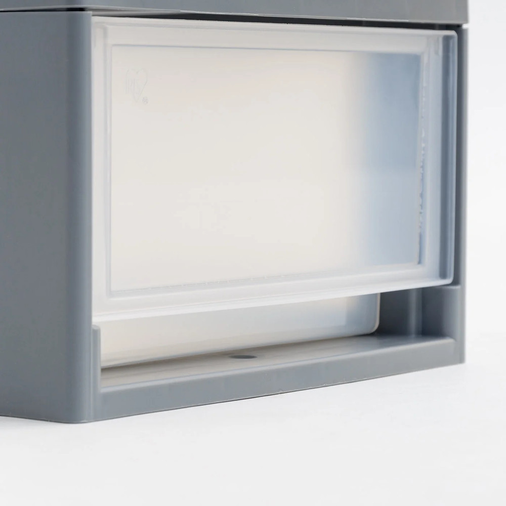 IRIS 6 Qt Small Plastic Drawers, under Bed Storage Bins, Stackable, Modular 5Pk