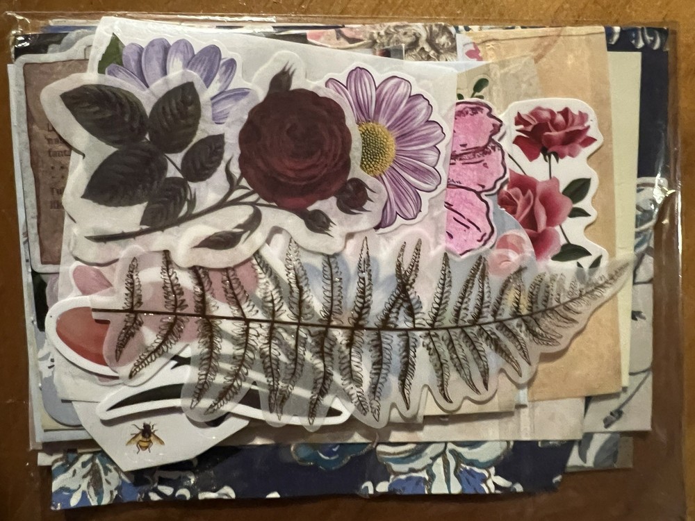 MINI 25+ Piece Junk Journal Kit - Ephemera Random mix specialty curated, Fun!
