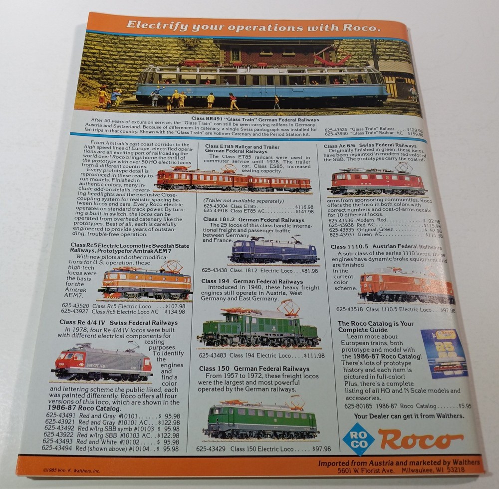 Model Railroader Magazine (March, 1986)