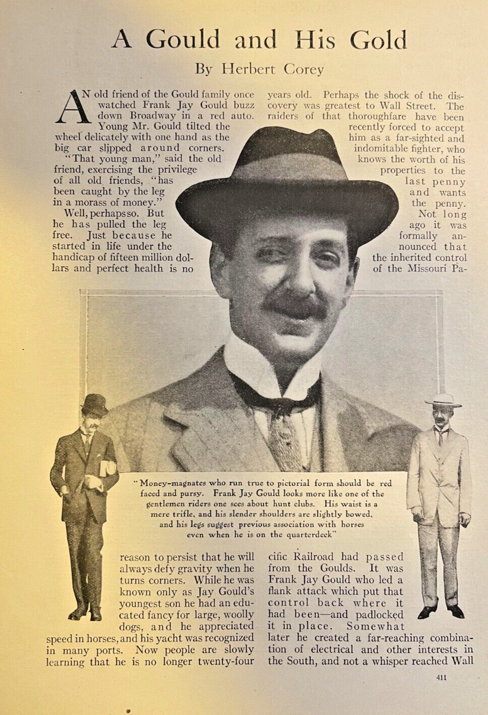 1911 Millionaire Frank Jay Gould
