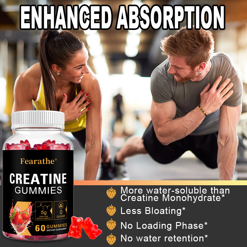 Creatine Monohydrate 5 g Boost Brain Function + Build Muscle