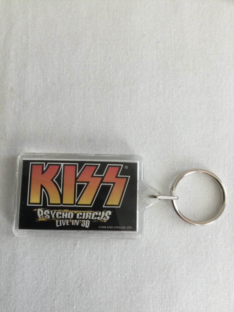 1998 KISS Psycho Circus Tour Key Chain, Working Pass, Psycho Circus 3D Glasses