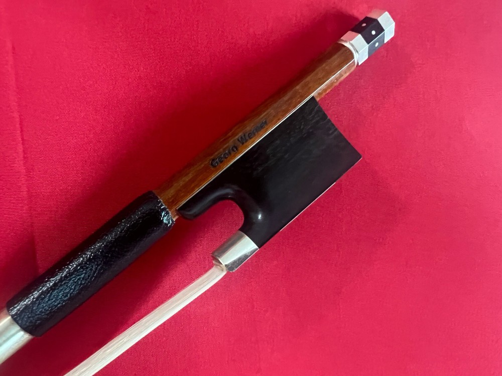 Georg Werner Pernambuco Master Violin Bow 4/4 SILVER Mount Round