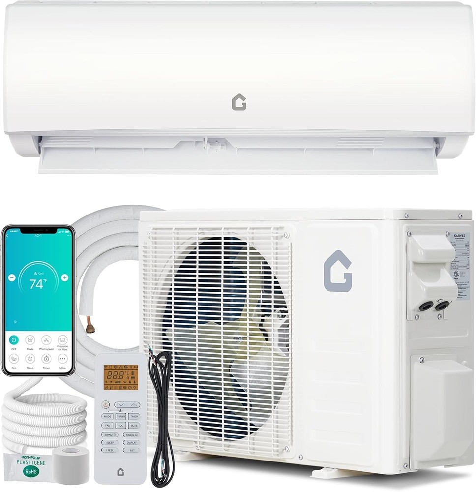 17000 BTU Mini Split AC/Heating System 230V WIFI Enabled Energy Efficient R32