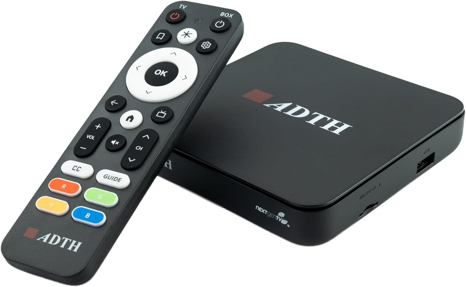 ADTH TV Box (GEN 2) & DVR for ATSC 1.0 and ATSC 3.0 NEXTGEN TV (ADTHNXTVBOXG2)