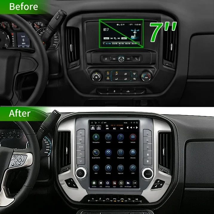 Linkswell GEN4 Android Car Stereo Radio For 2014-2019 CHEVY SILVERADO GMC SIERRA