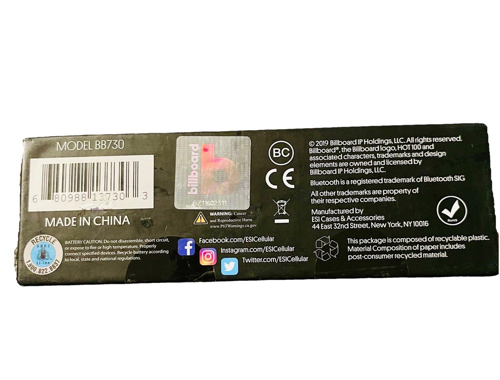 Billboard Water-Resistant Wireless Speaker