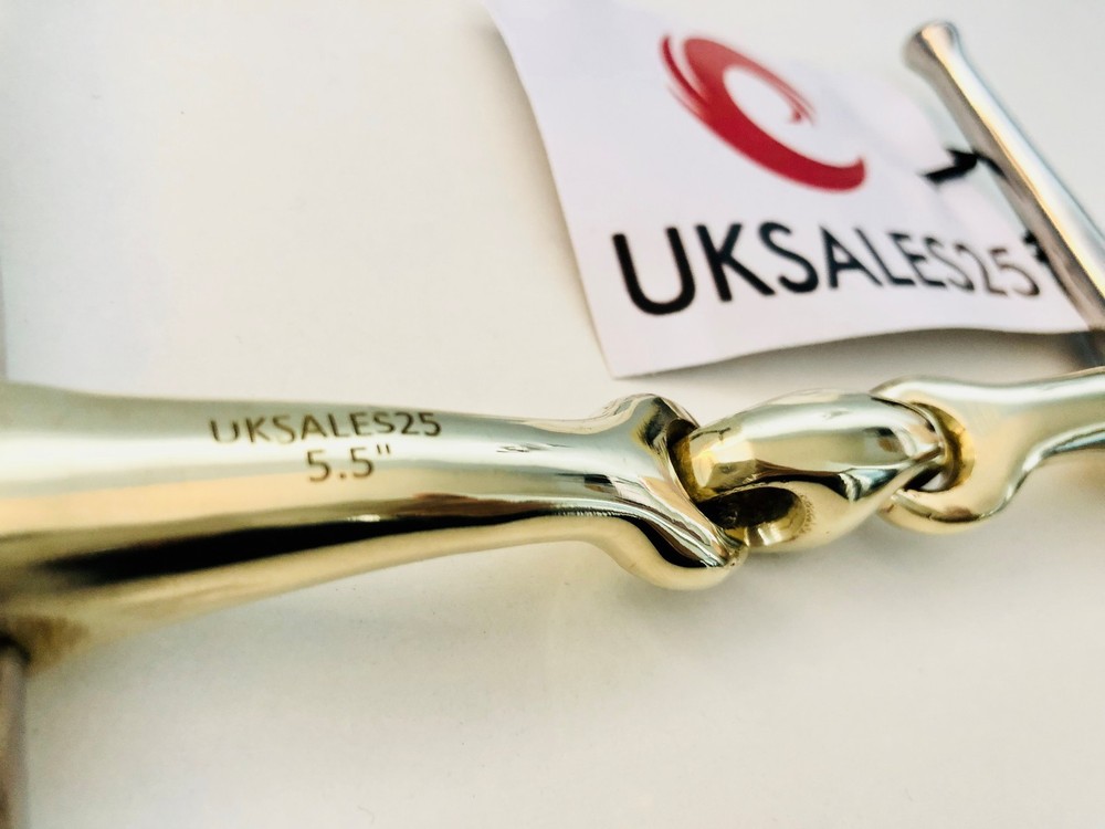 Full Cheek Curved Snaffle Bit Copper GS & SS (UKSALES25®) *SAME DAY DISPATCH*