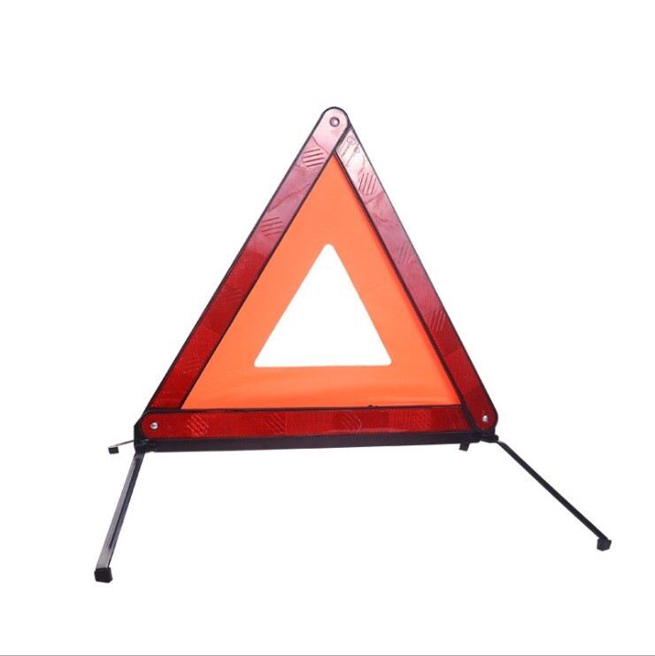 Visible - at - Night Foldable Warning Triangle - Sturdy Design for Emergency Use