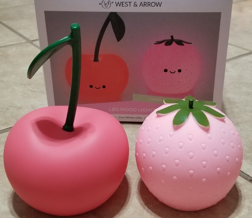 West & Arrow Cherry & Strawberry LED Mood Lights (READ DESCRIPTION)