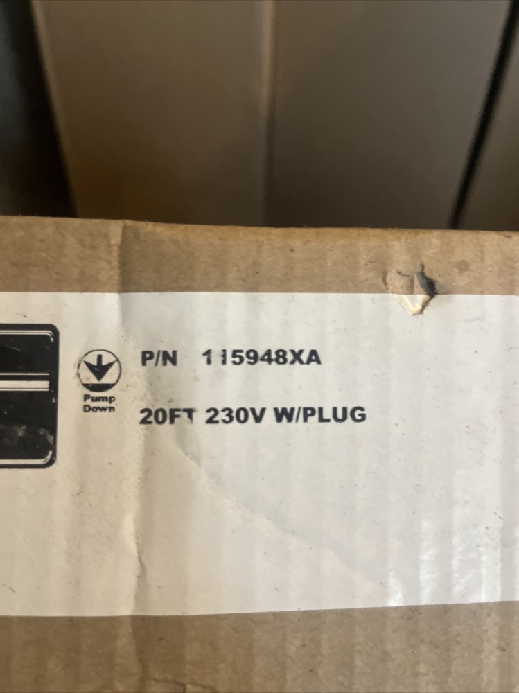 NOS Pump Down Pump Switch 230V 20’ W/Plug 115948XA
