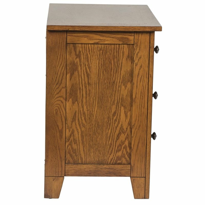 Grandpas Cabin Medium Brown Night Stand
