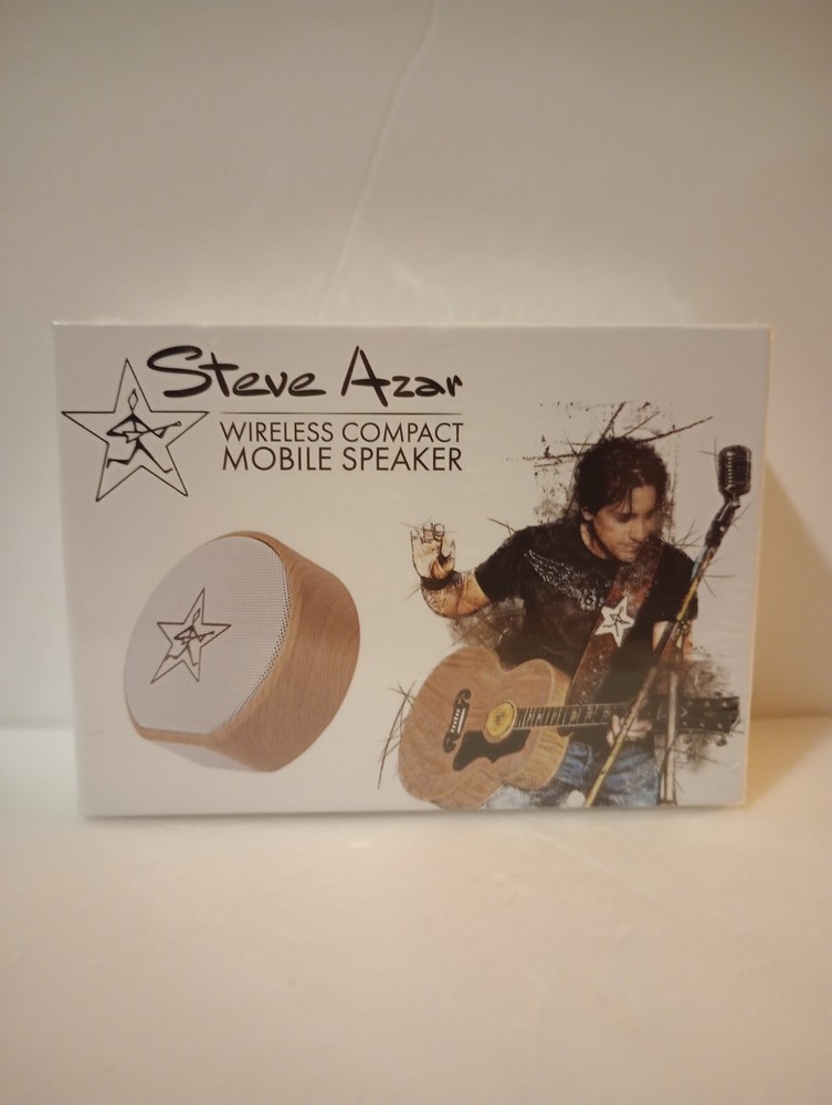 Steve Azar Wireless Compact Mobile Speaker New
