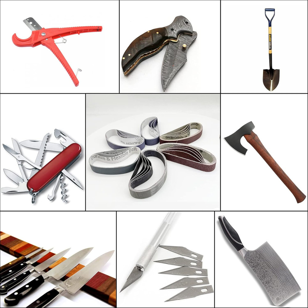 30 Pcs 3/4" X 12" Replacement Knife Sharpener Sanding Belt Kit for Work Sharp Kn